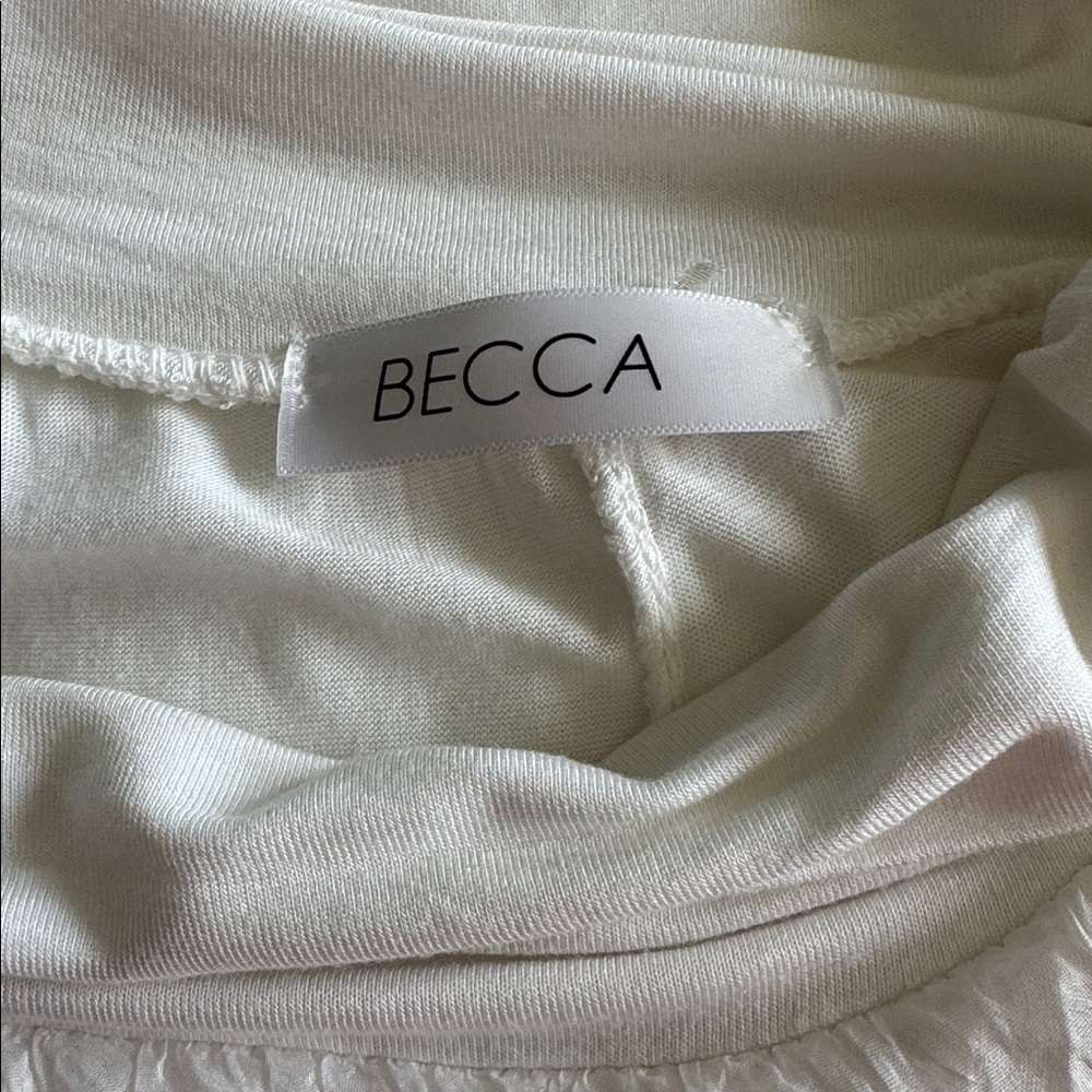BECCA Italian White 100% Silk Layered Tiered Maxi Skirt Summer Size One Size - Picture 12 of 14